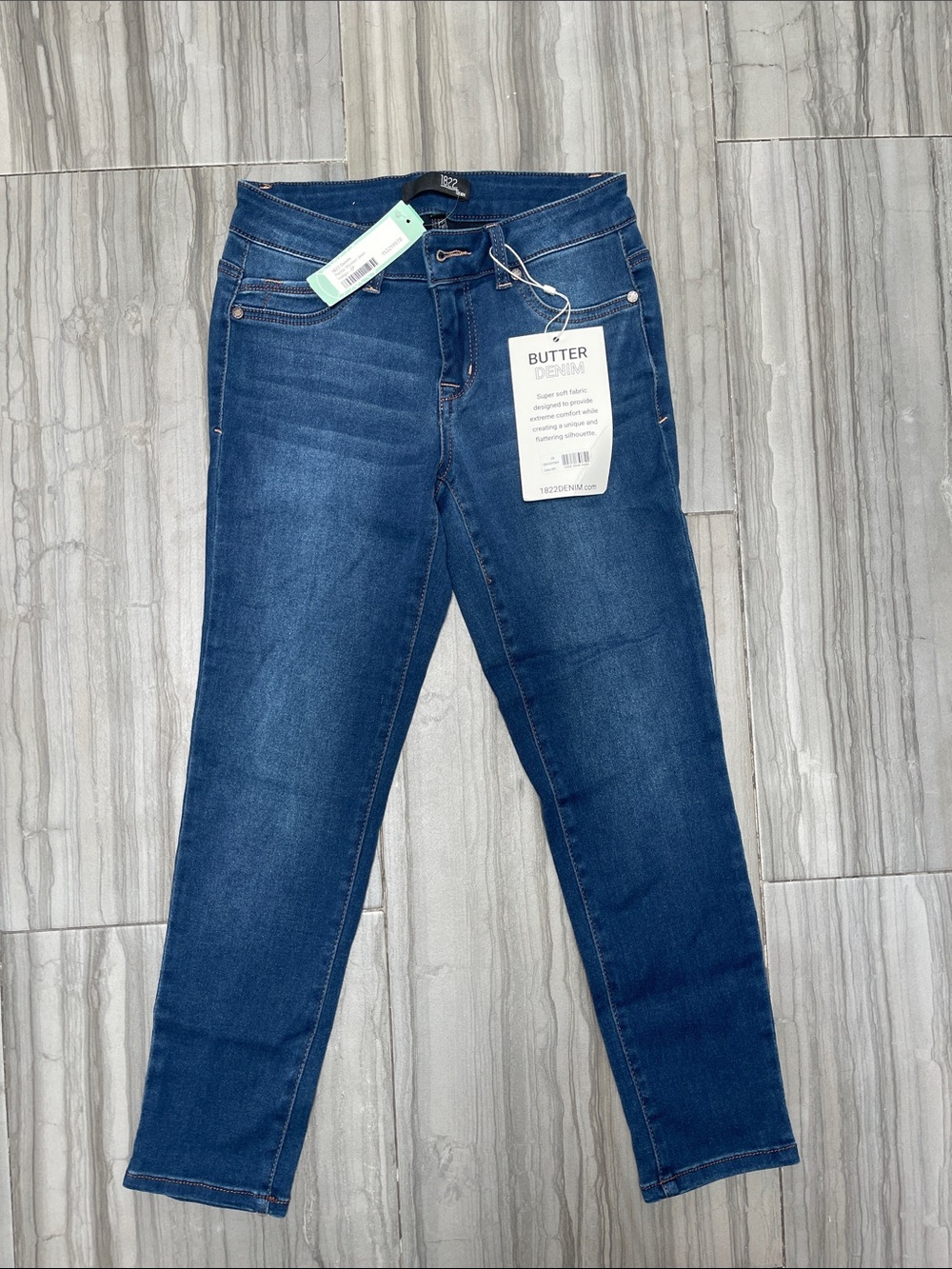 1822 Denim Dark Blue Skinny Jeans